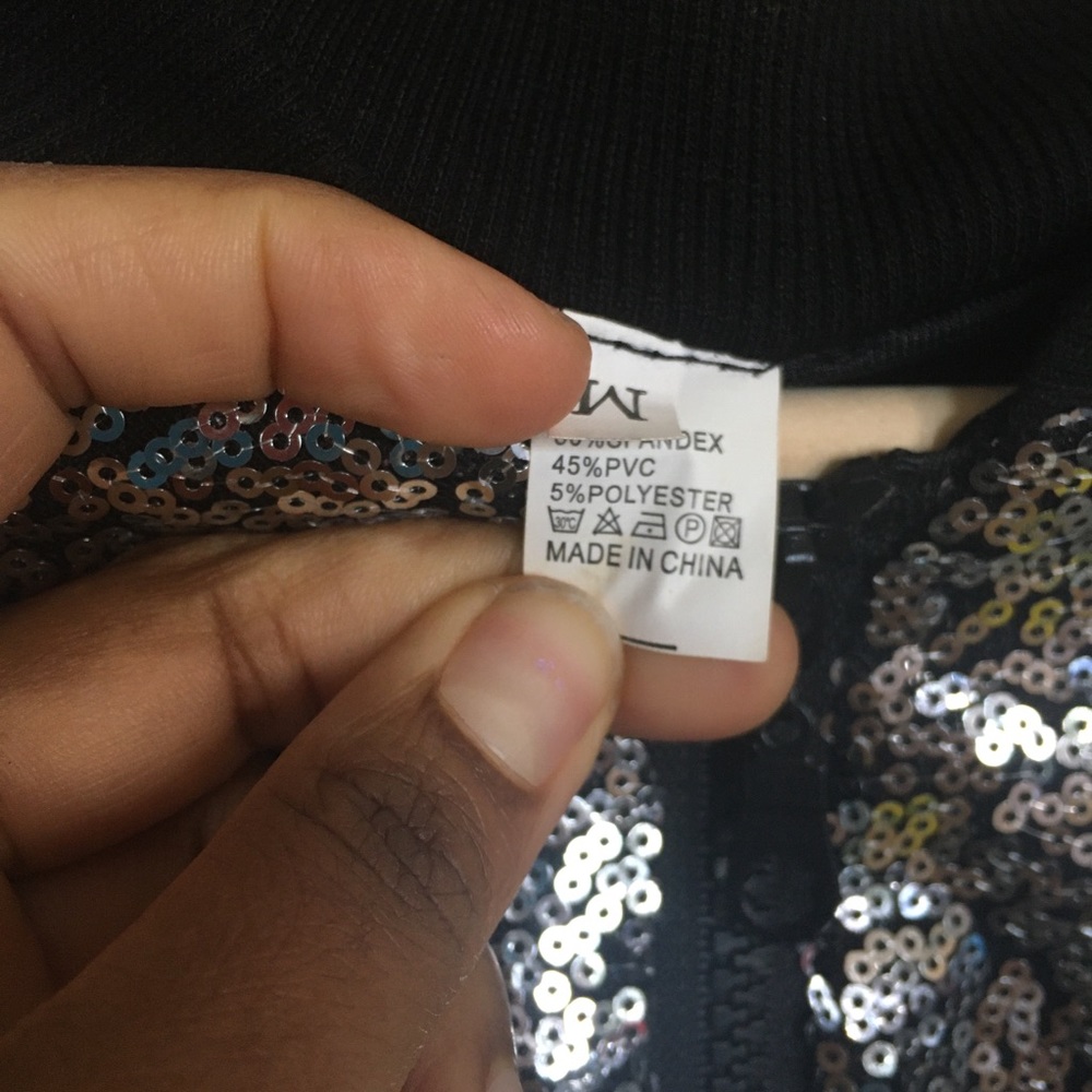 Silver sequins jacket - Picture 5 of 8